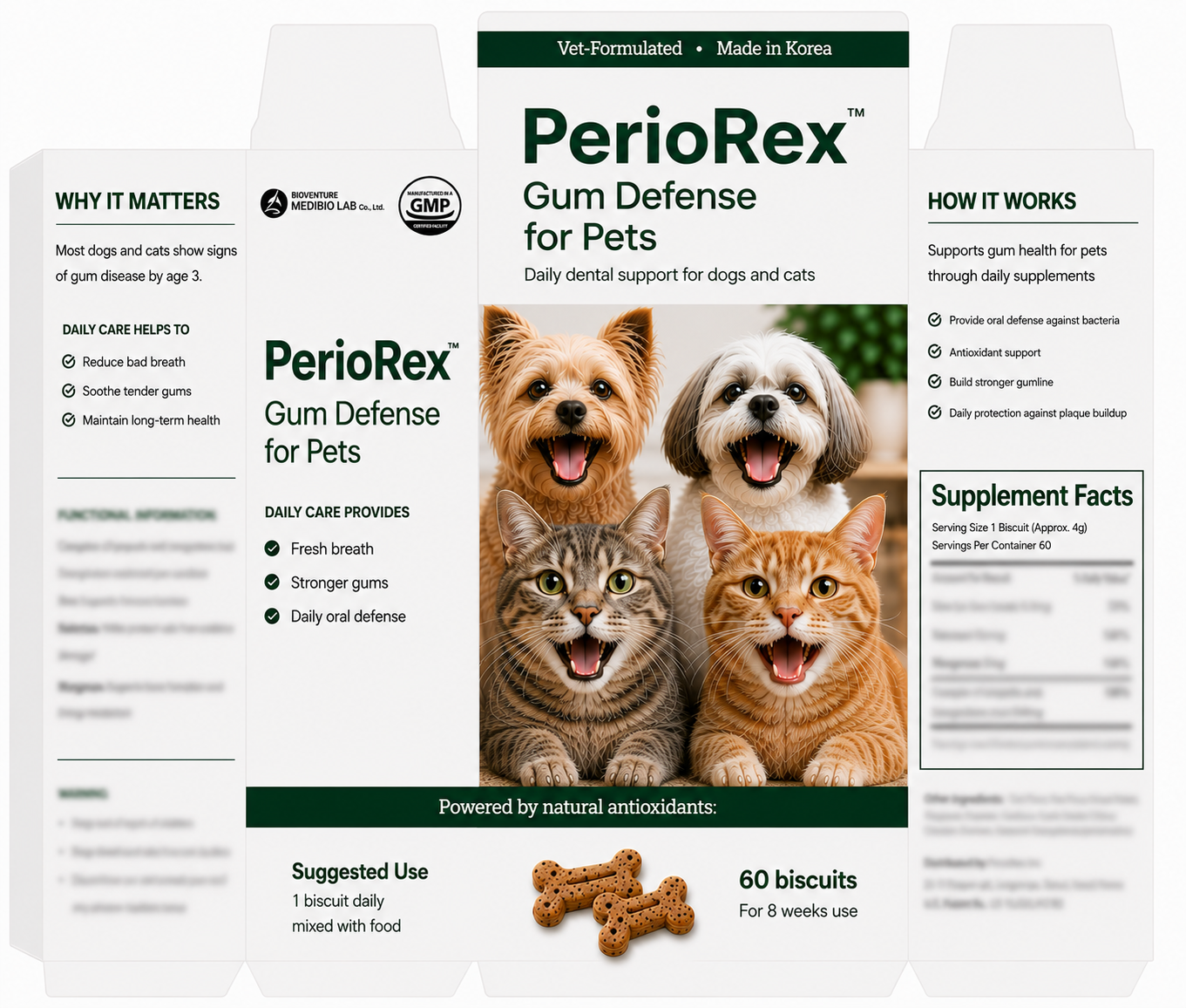 PerioRex Gum Defense for Pets packaging